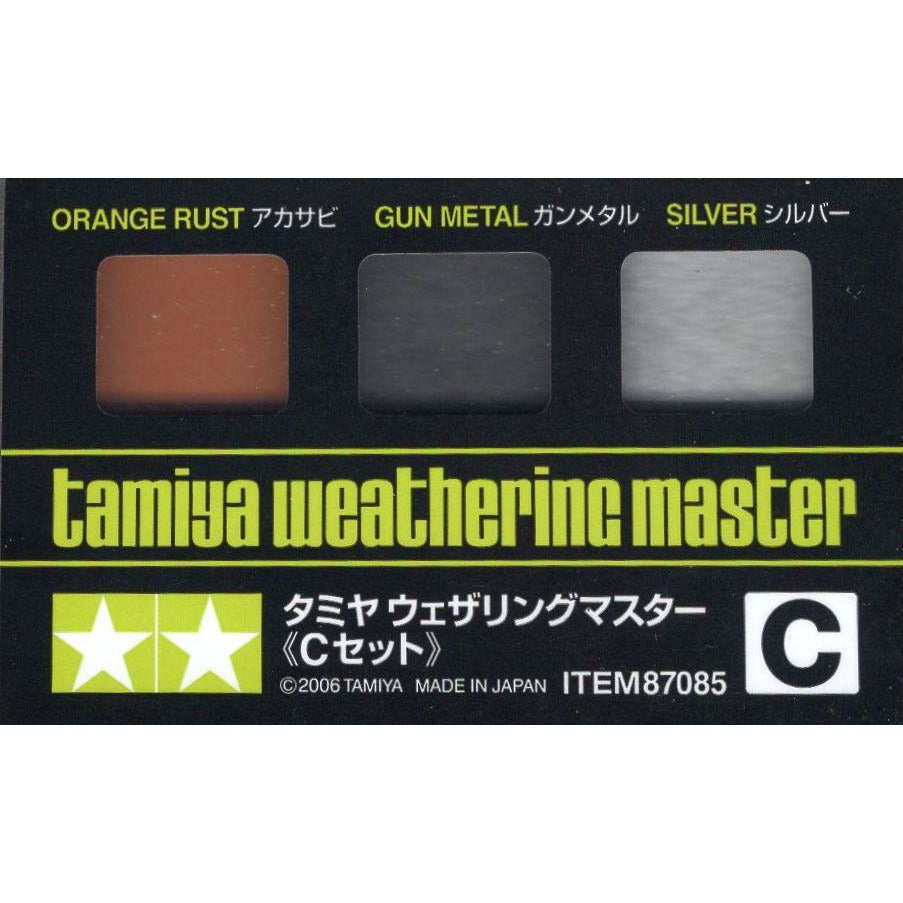 Tamiya Weathering Master C Set Rust, Gunmetal and Silver TAM87085