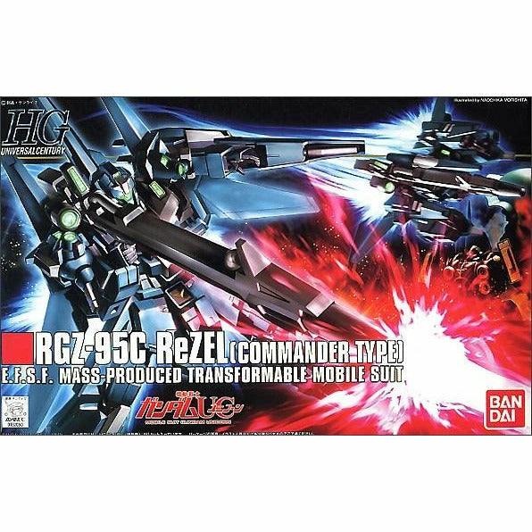 HGUC 1/144 #108 RGZ-95C ReZel Commander Type #5056832 by Bandai