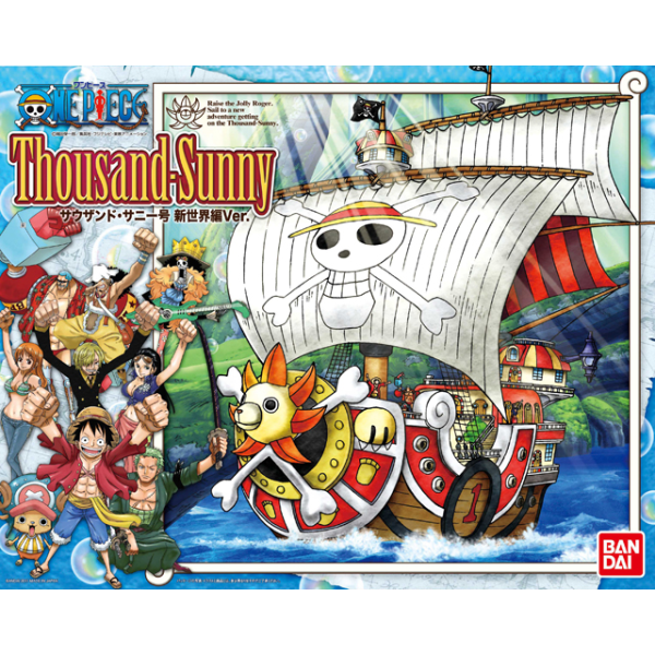 Thousand Sunny New World Ver #0165509 One Piece Model Ship by Bandai