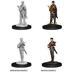 D&D Unpainted Mini - Female Half-Elf Bard 73538