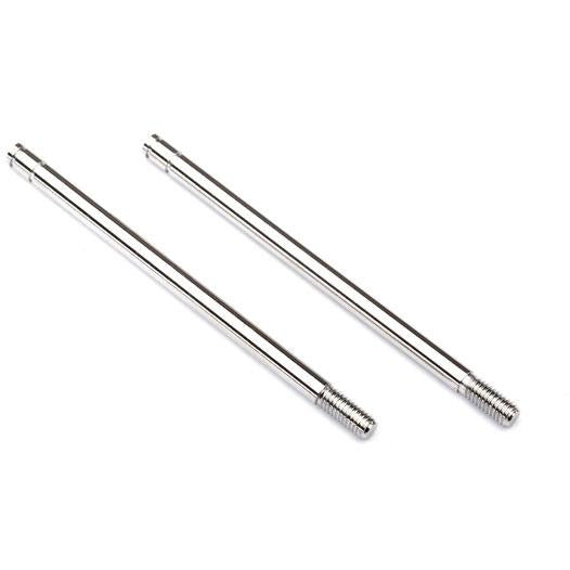 TRA2656 Shock Shafts, Steel, Chrome Finish (xx-long) (2)