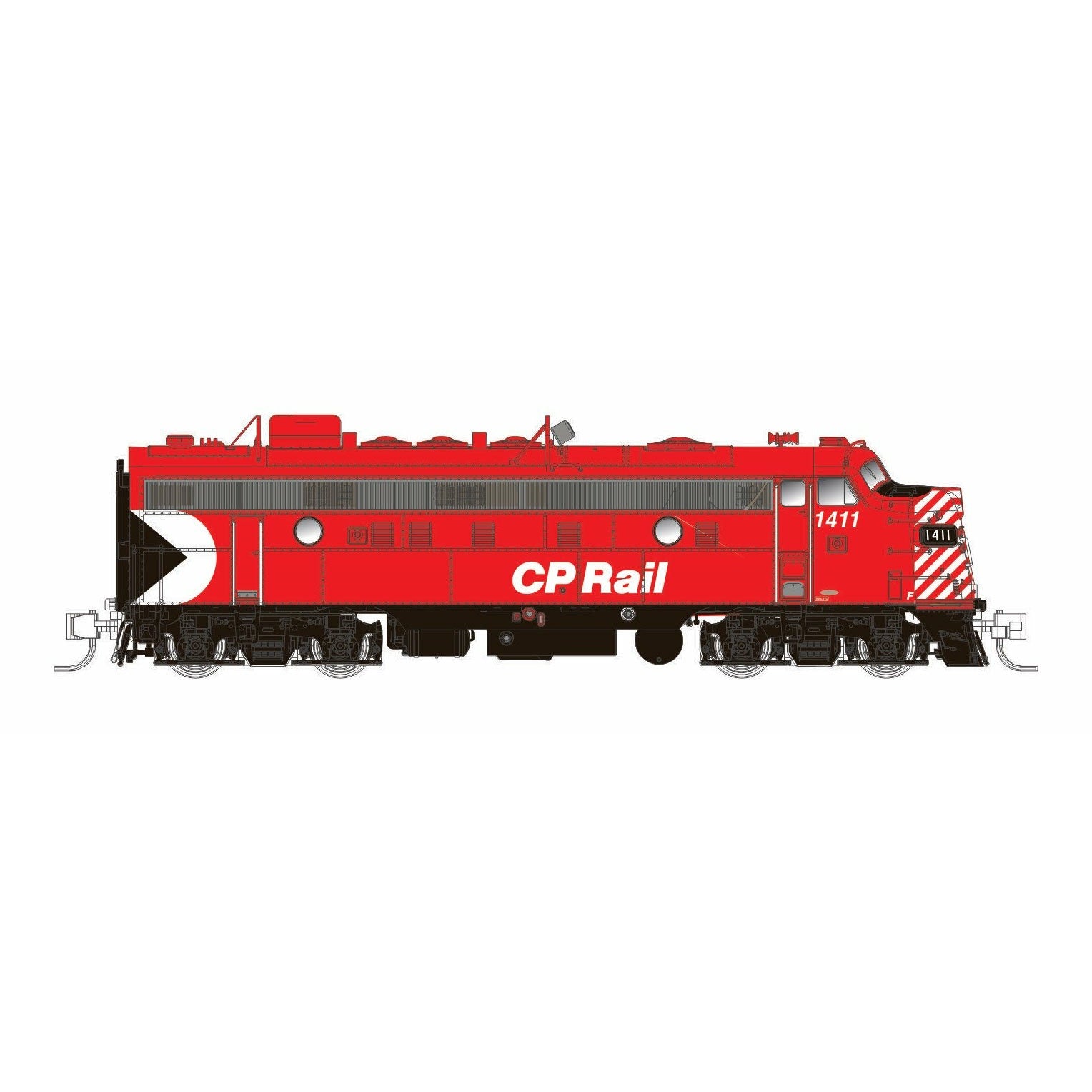 CP FP9A (DC/DCC/Sound): CP Action (5") #1408 (N) By Rapido