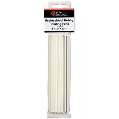 Alpha Abrasives Hobby File Fine 1/4" X 6 1/2" 240/320 Grit ALP310