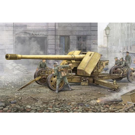 German 128mm Pak44(KRUPP) 1/35 #02317 by Trumpeter