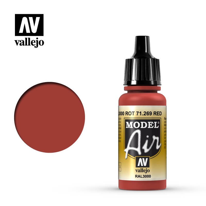 Vallejo Model Air 71.269 Rot Red 17mL