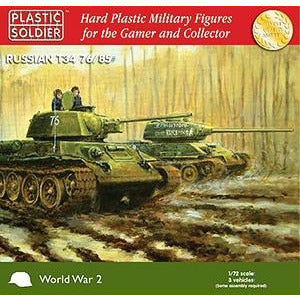 T34 76/85 1/72 by Plastic Soldier