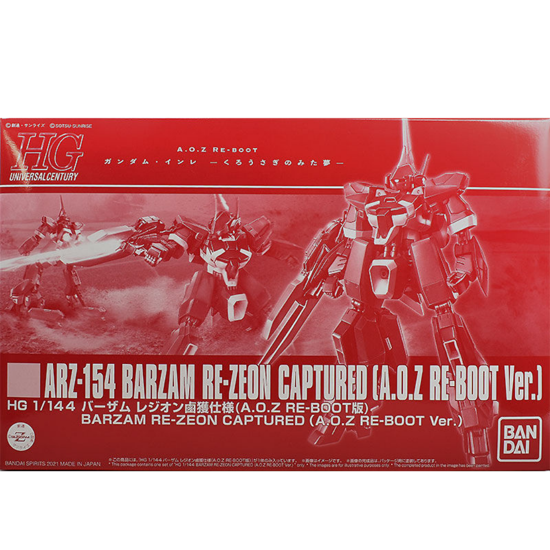 HGUC 1/144 ARZ-145 Barzam (Re-Zeon Captured) A.O.Z. Re-Boot Ver #5061810 by Bandai