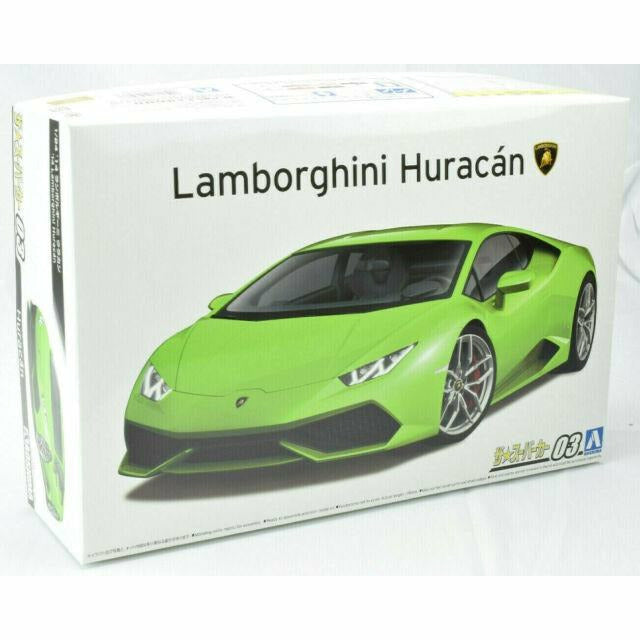 Lamborghini Huracan 1/24 Model Car Kit #58466 by Aoshima