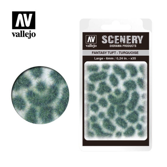 Vallejo Fantasy Tuft - Turquoise SC432