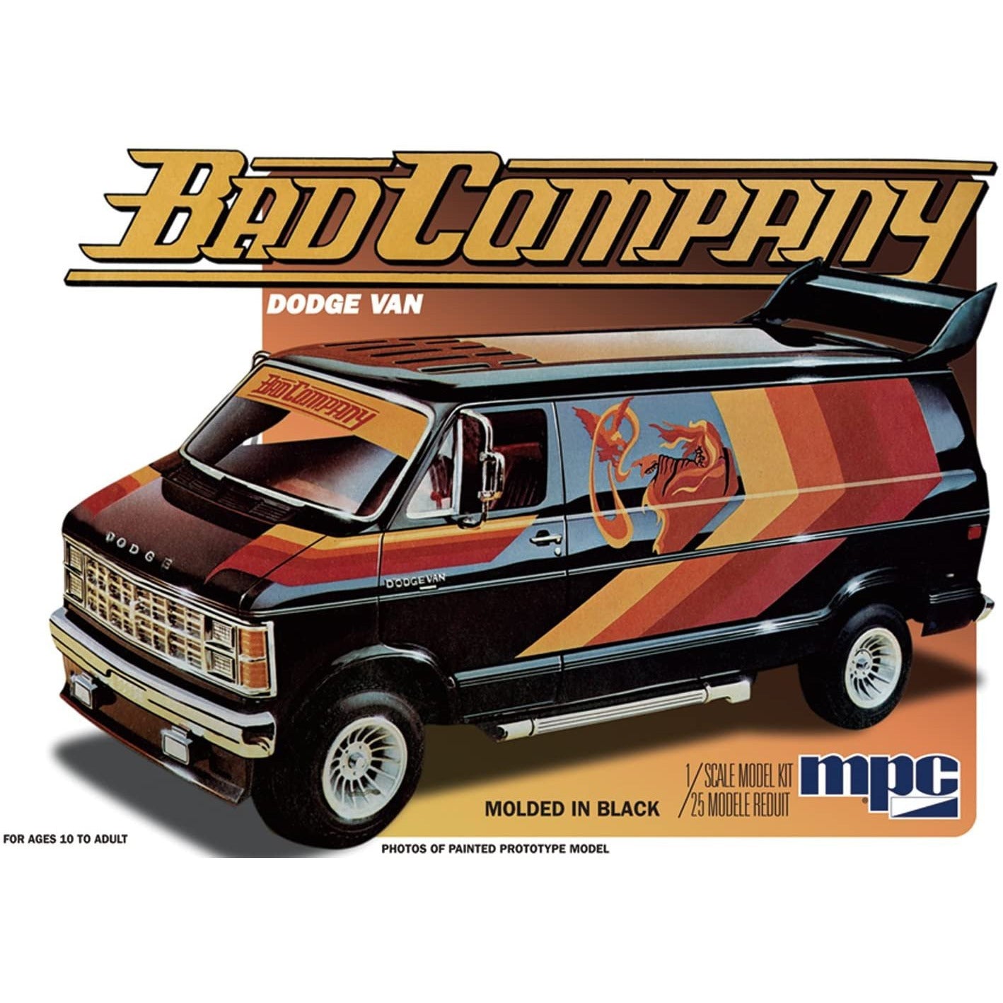 1982 Dodge Van Bad Company 1/25 by MPC