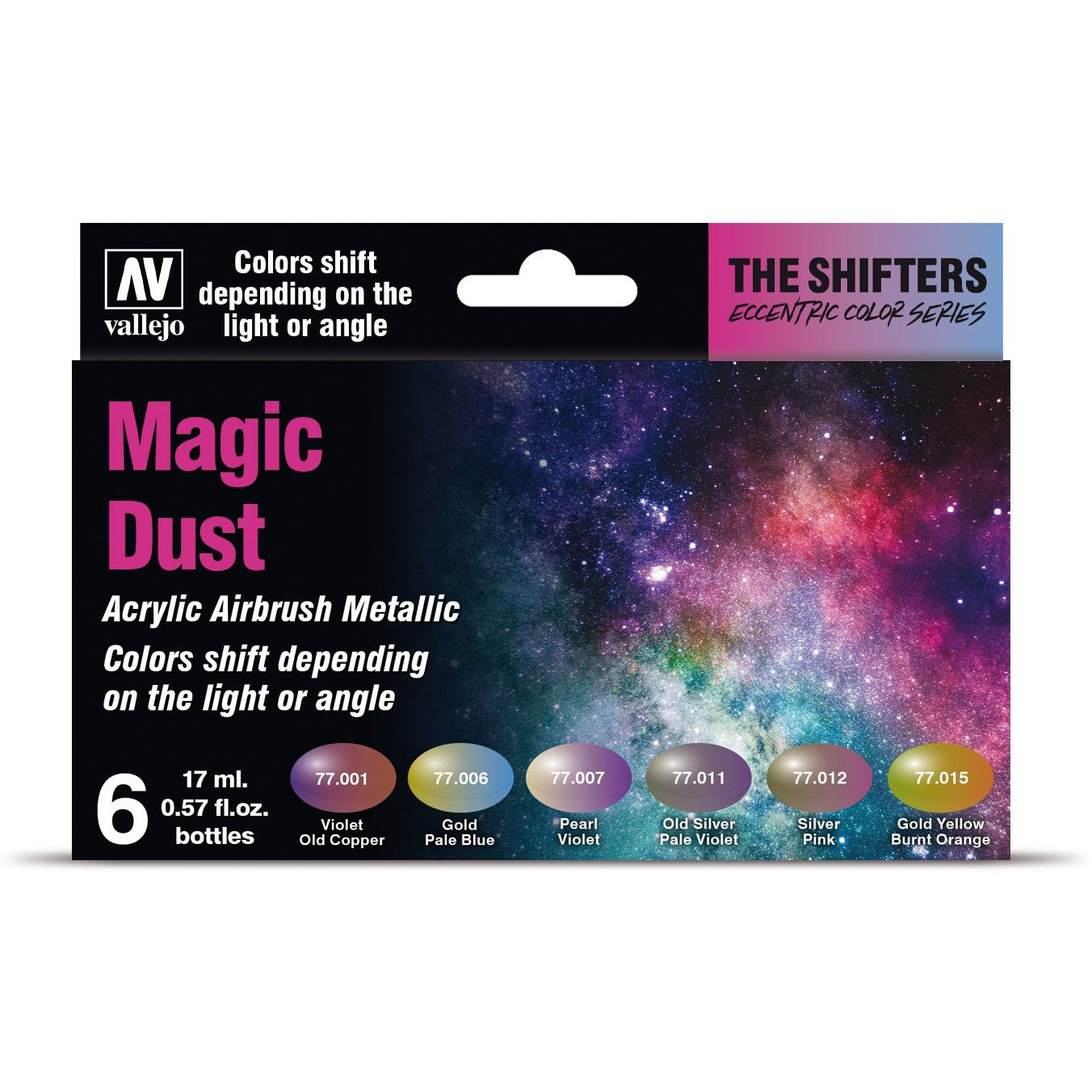 VAL77090 Magic Dust Colour Shift Paint Set