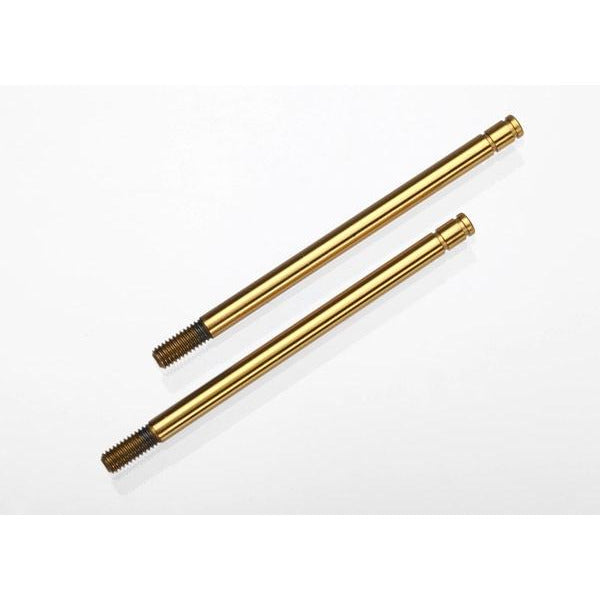 TRA1664T Shock Shafts, Hardened Steel, Titanium Nitride Coated (Long) (2)