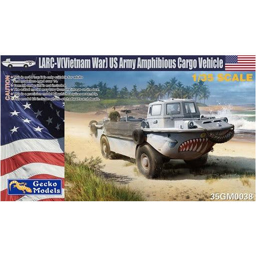 LARC-V (Vietnam War) US Army Amphibious Cargo Vehicle 1/35 by Gecko Models