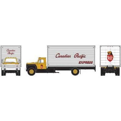 1968 Ford F-850 Box Van Canadian Pacific HO Scale