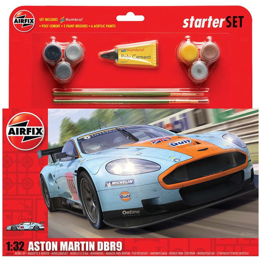 Aston Martin DBR9 Starter Set 1/32 Model Car Kit #50110 by Airfix