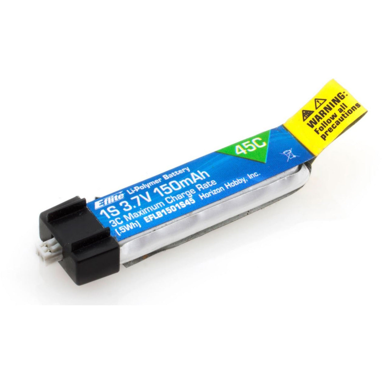 E-Flite  LiPo Battery 150mAh 1S 3.7V 45C - EFLB1501S45