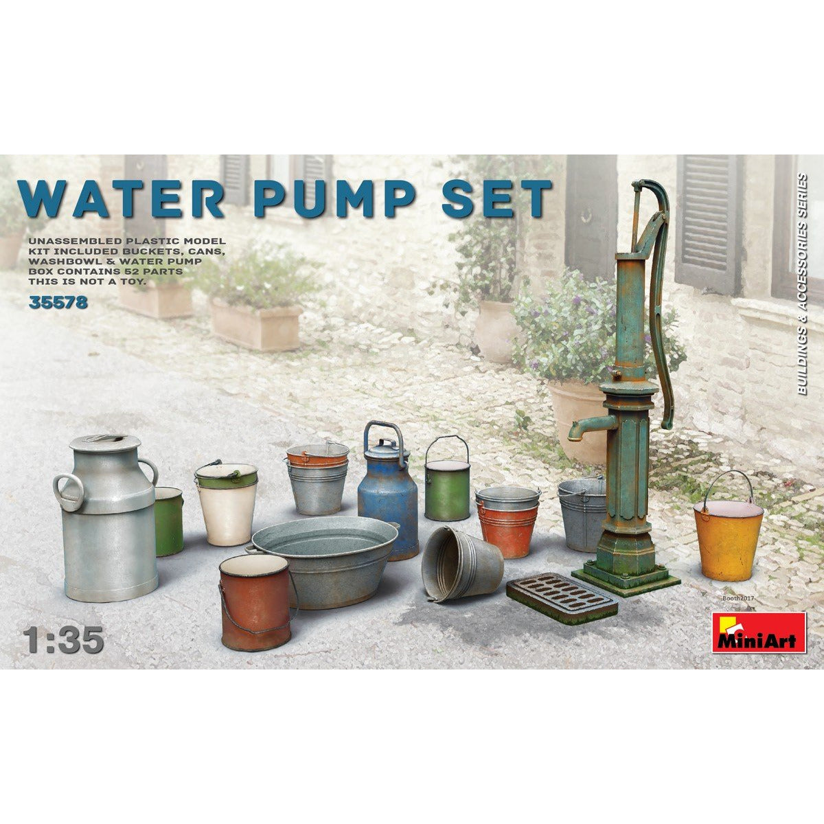 Water Pump Set #35578 1/35 Detail Kit by MiniArt