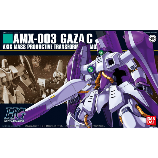 HGUC 1/144 #063 AMX-003 Gaza C (Haman Karn's Mobile Suit) #5057740 by Bandai