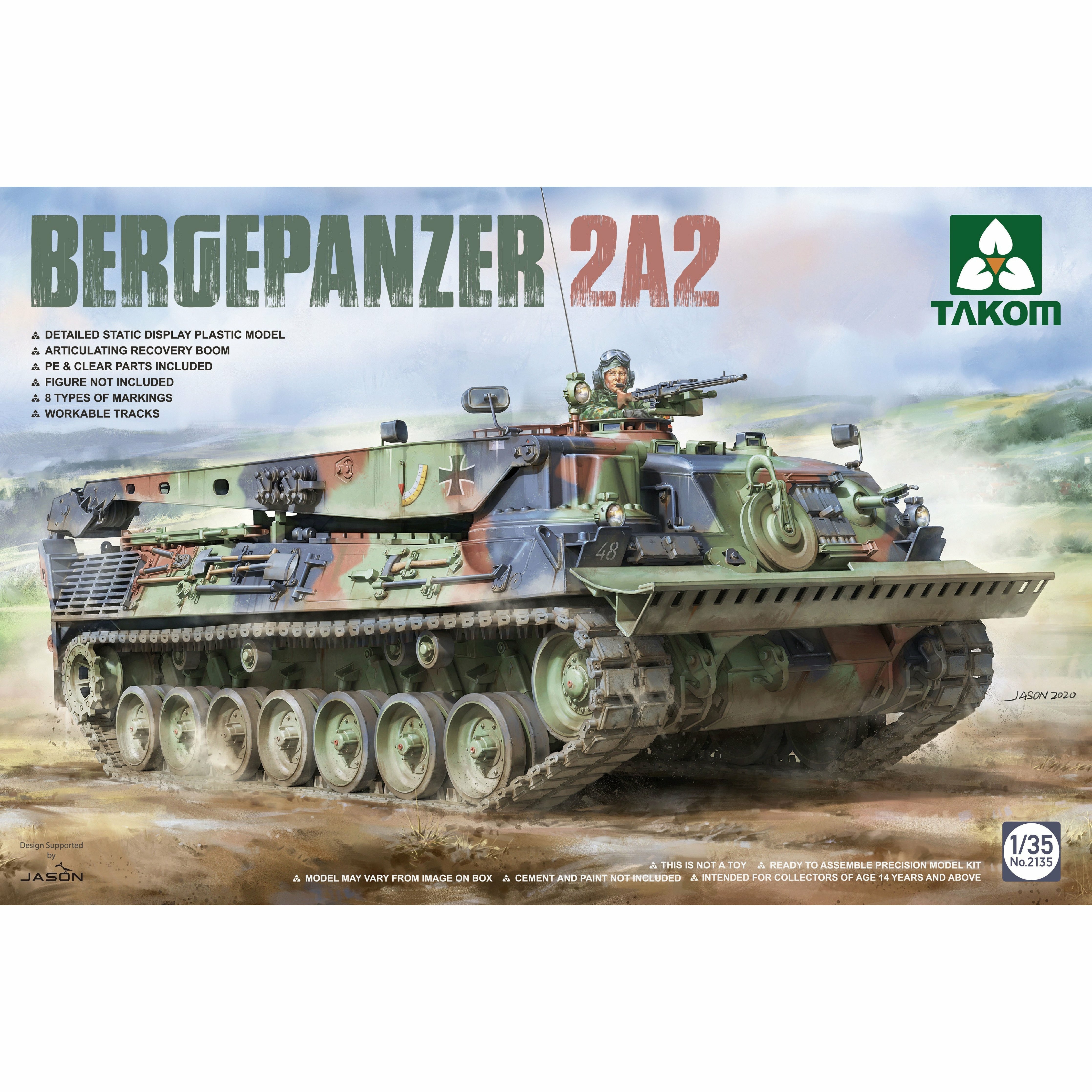 Bergepanzer 2A2 1/35 by Takom