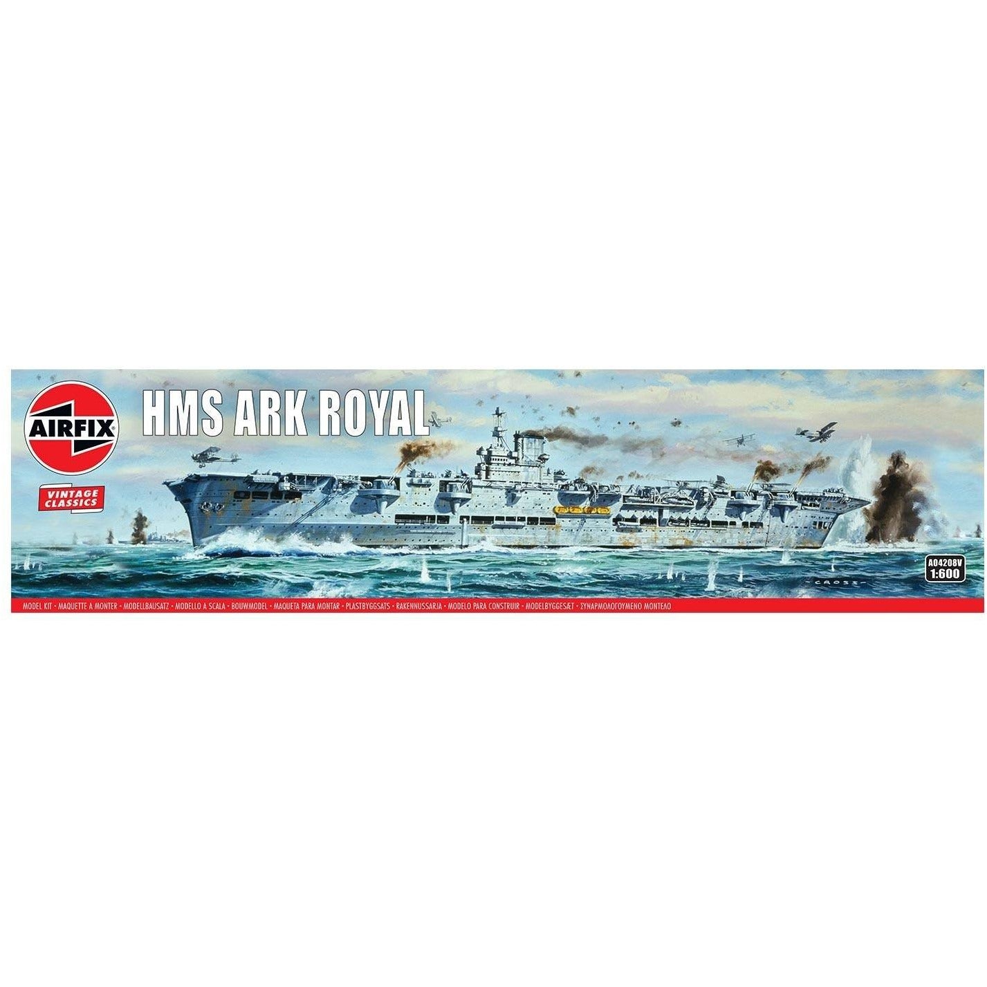 HMS Ark Royal 1/600 Model Ship Kit #4208 by Airfix