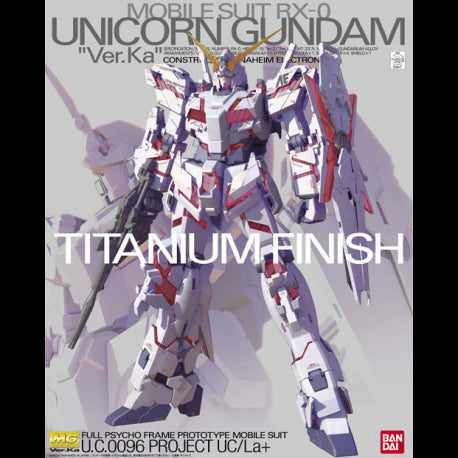 MG 1/100 RX-0 Unicorn Gundam Ver. Ka (Titanium Finish Ver) #0158471