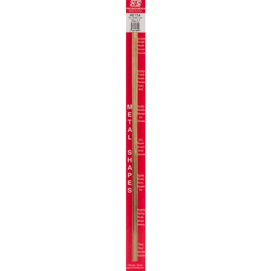 K&S Square Brass Tube - 7/32" OD KSE8154