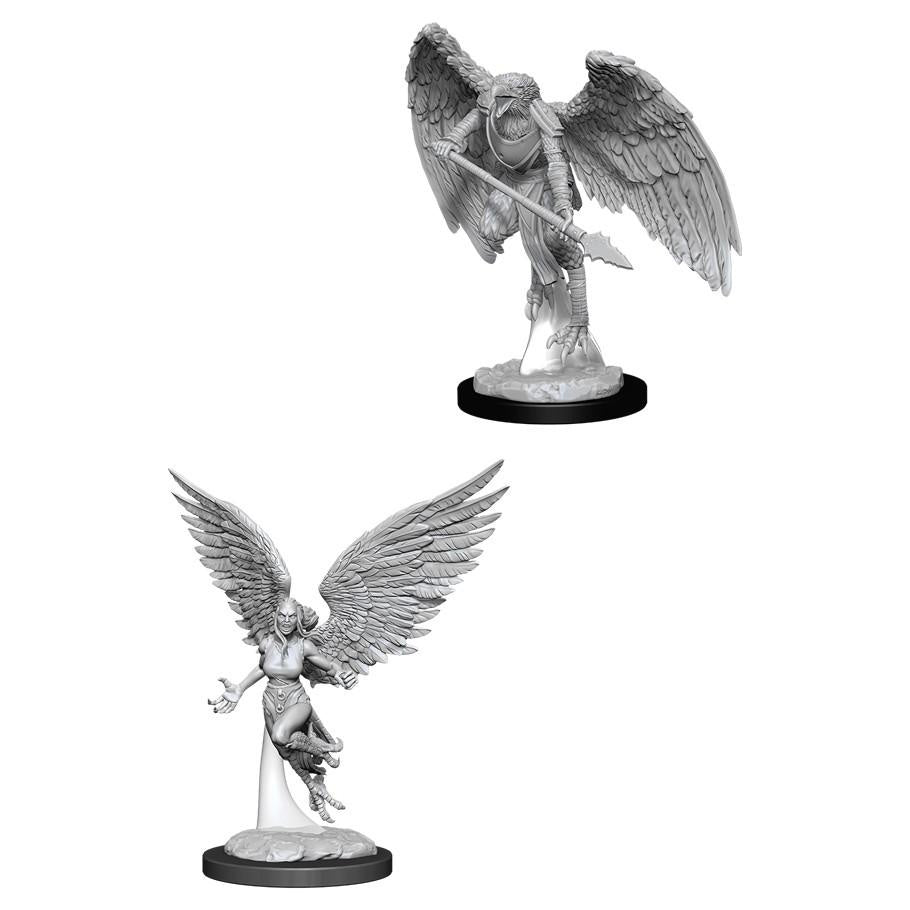 D&D Unpainted Mini - Harpy and Aarakocra 90026