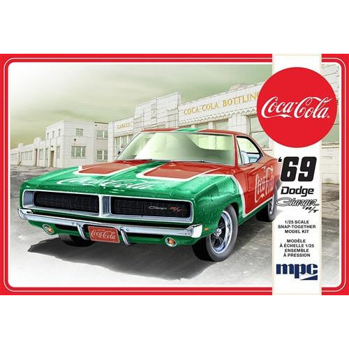1969 Dodge Charger R/T (Coca Cola) (Snap) 1/25 Model Car Kit #919 by MPC