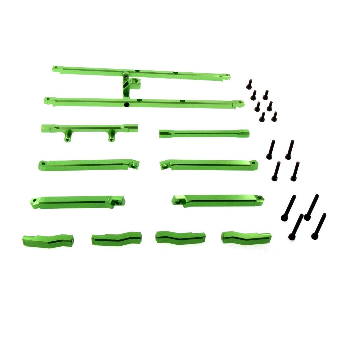 VEN4384GRN Atomik X-Maxx Alloy Chassis Top Brace, Green. (Replaces TRA7714X)