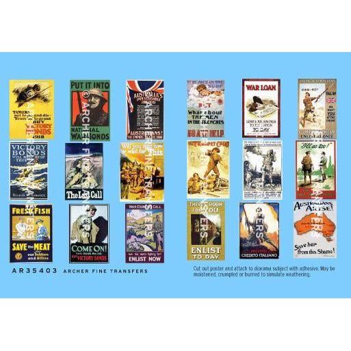 1/35 Commonwealth WWI Propaganda Posters (18)