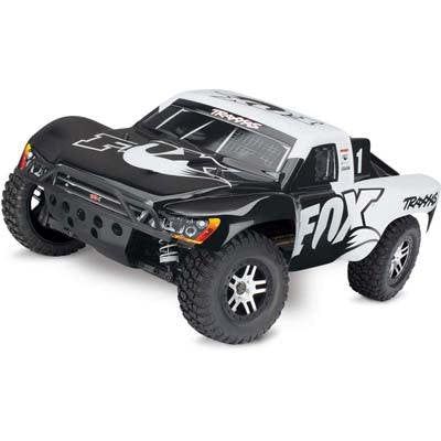 Traxxas 1/10 4WD Short Course Truck RTR Slash - Black/White Fox Edition TRA68086-4FOX