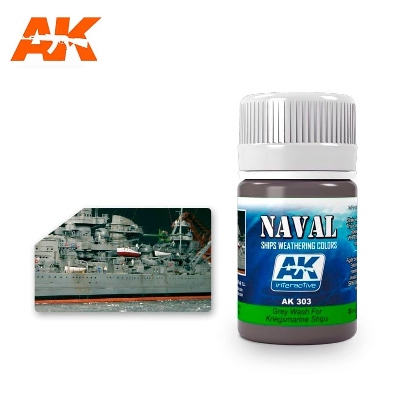 AK-303 Grey Wash For Kriegsmarine Ships Wash