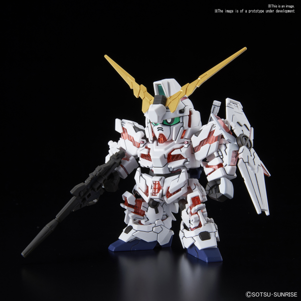 SD Cross Silhouette #12 Unicorn Gundam (Destroy Mode) #5057691 by Bandai