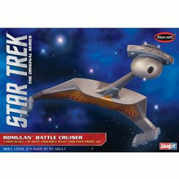 Romulan Battlecruiser (discontinued) 1/1000 Star Trek The Original Series Model Kit #897 by Polar Lights