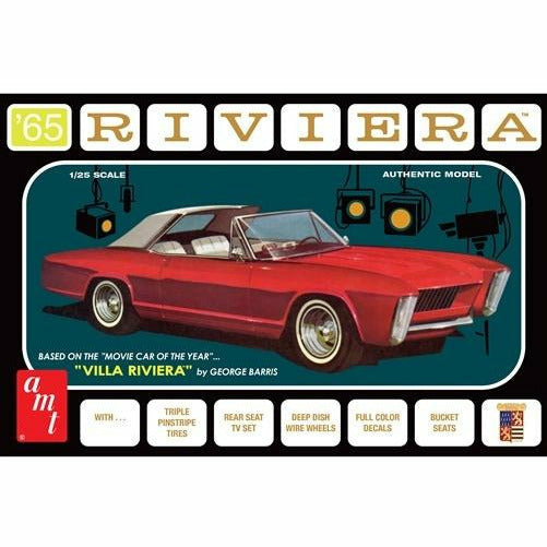 1965 Buick Riviera 1/25 Model Car Kit #1121 by AMT