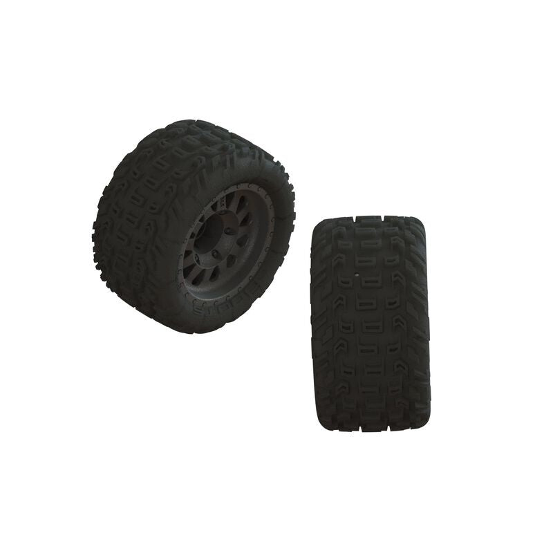 Arrma 1/10 dBoots Katar MT Pre-Mounted Tire 14mm Hex (2) ARA550091