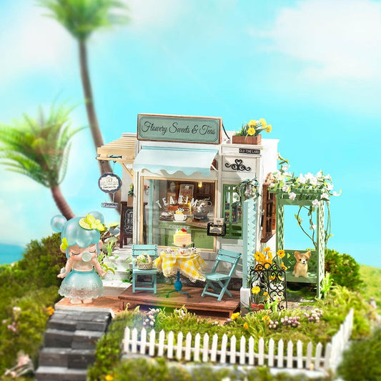 DIY House Flowery Sweets & Teas