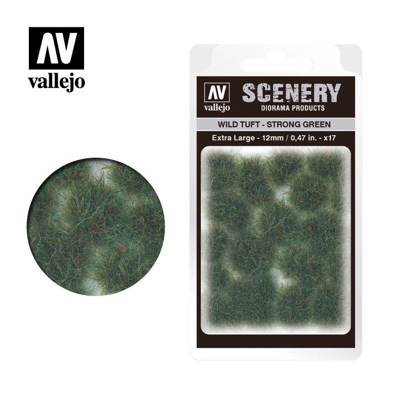 Vallejo Wild Tuft Strong Green - Extra Large SC427