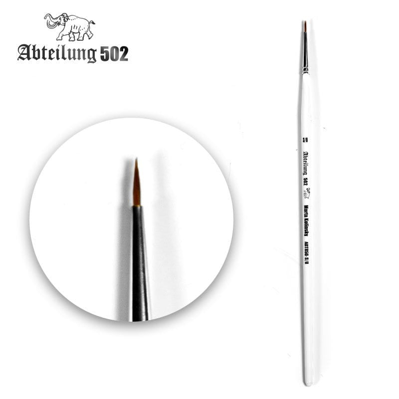 Abteilung502 Brush Marta Kolinsky Round 000 - ABT850-000