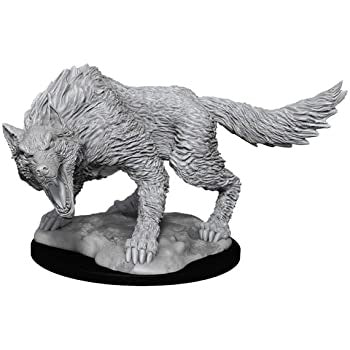 D&D Unpainted Mini - Winter Wolf 90030