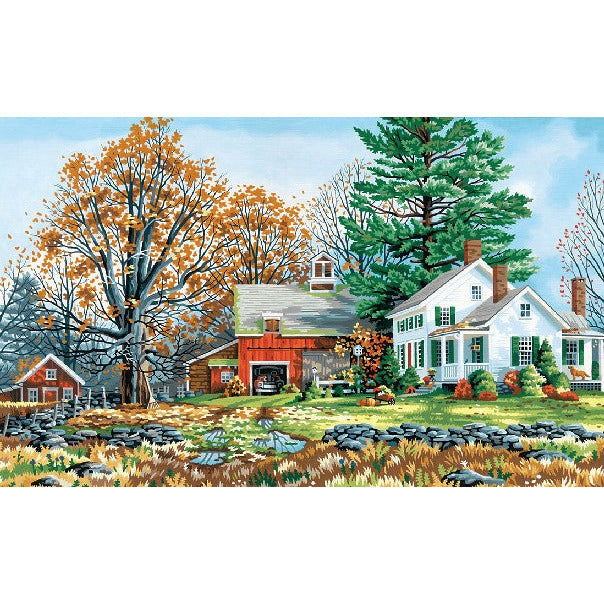 Dimensions Paint by Numbers Precious Days (Country Farm Home) (20"x12")