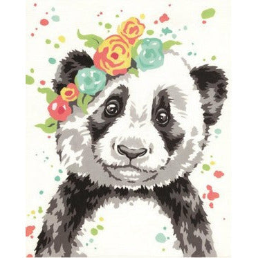 Dimensions Paint by Numbers Panda (8"x10")