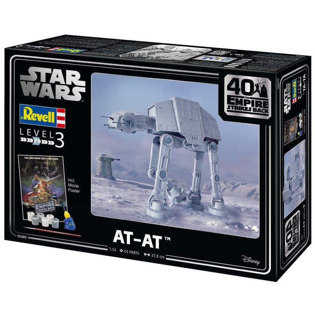 AT-AT 40th Anniversary Gift Set 1/53 #05680 Star Wars Vehicle Model by Revell
