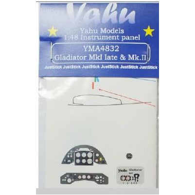 Gladiator Mk I Late/Mk II Instrument Panel for ROD, EDU (D) 1/48 by Yahu Models