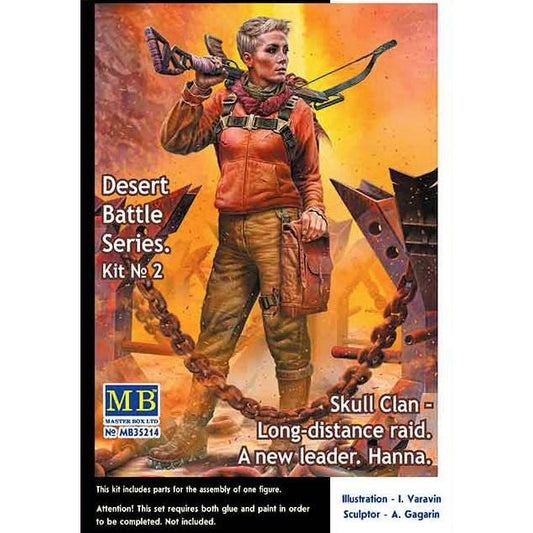 Long-distance Raid - A New Leader, Hanna - Skull Clan Series 1/35th #MB35214 by Master Box Ltd