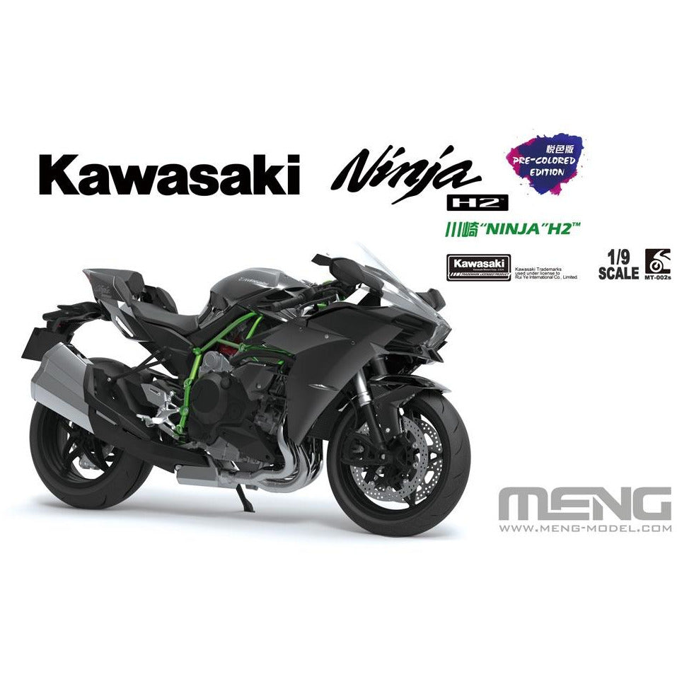 Kawasaki Ninja H2 Precoloured 1/9 by Meng