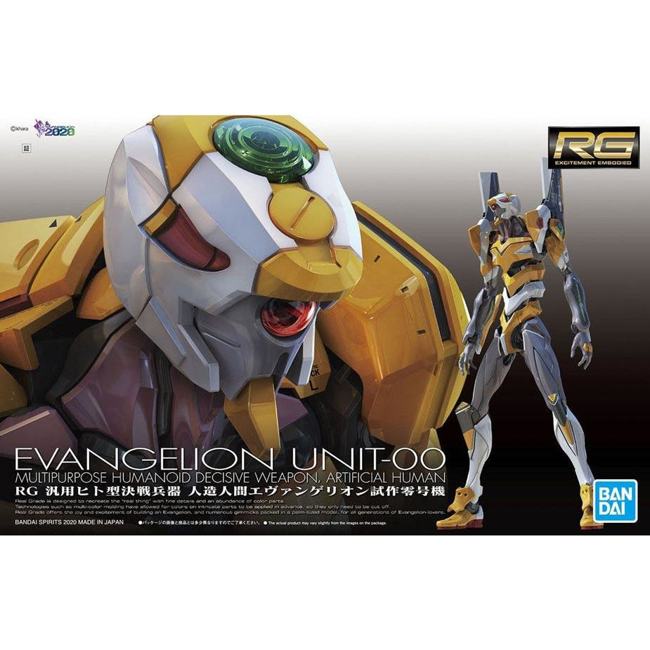 RG EVA Unit 00 #5060257 Neon Genesis Evangelion Model Kit by Bandai