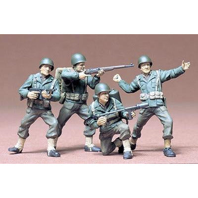WWII Military Miniatures US Army Infantry # 35013 1/35 Figure Kit by Tamiya