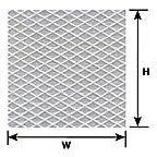 Plastruct O Scale Tread Plate 91703 (2 pcs) PLA91703