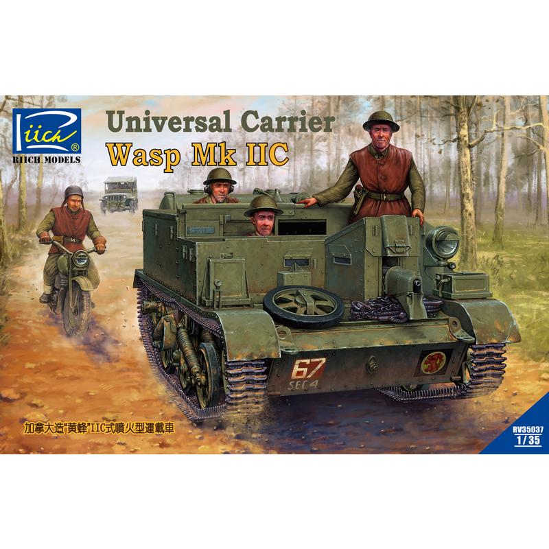Canada built Universal Carrier Wasp Mk.IIC 2 in 1 1/35 by Riich